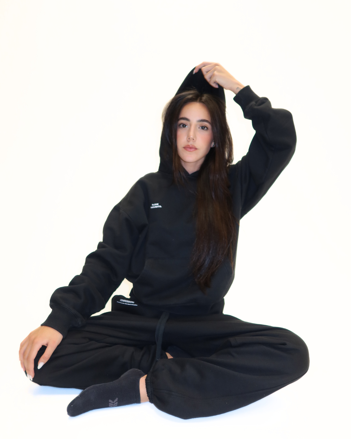 MOLETOM PLANE THOUGHTS PRETO - Image 10