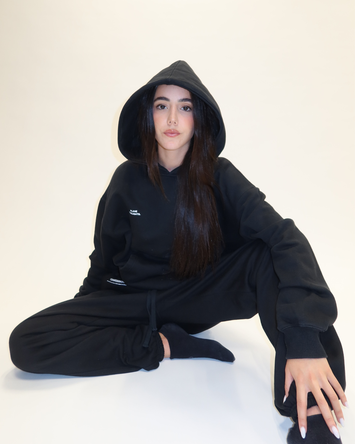 MOLETOM PLANE THOUGHTS PRETO - Image 11