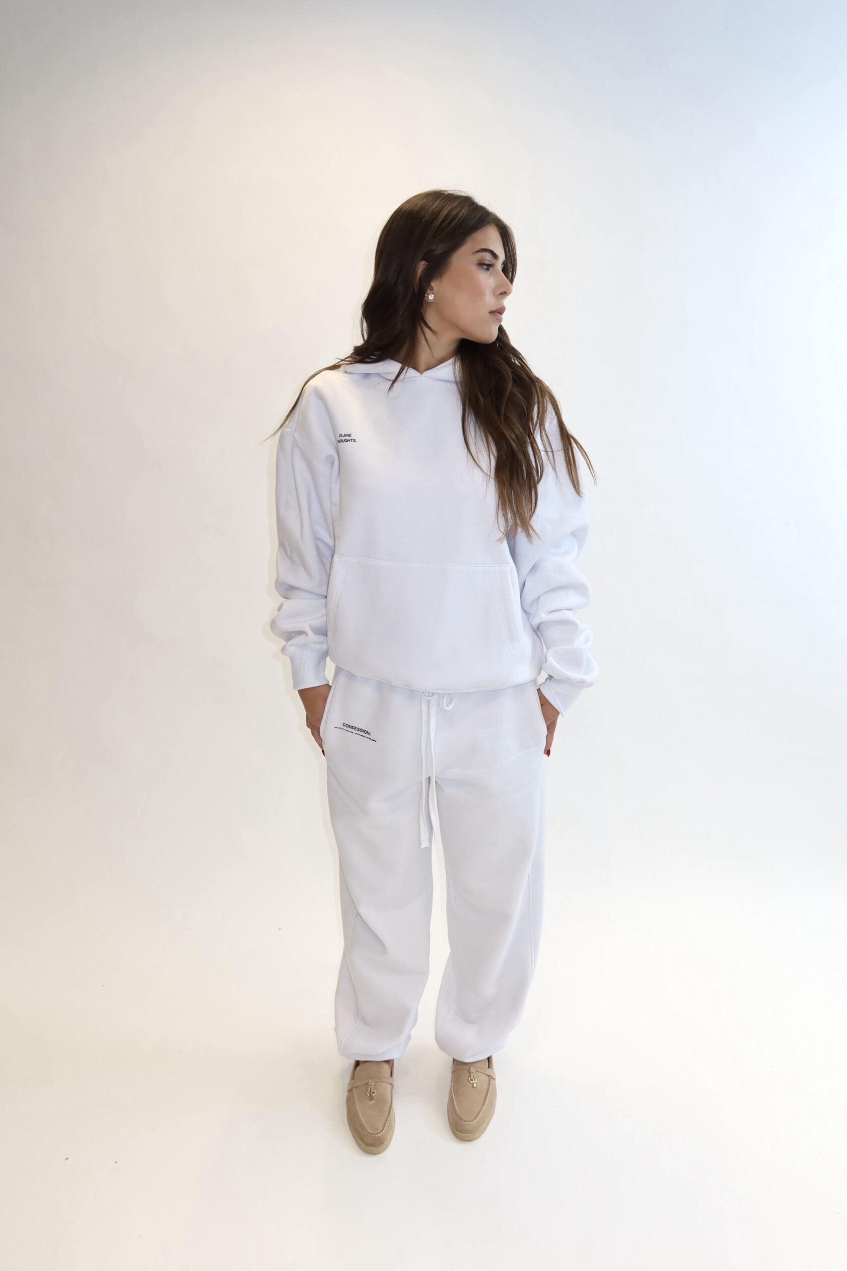 MOLETOM PLANE THOUGHTS BRANCO - Image 3