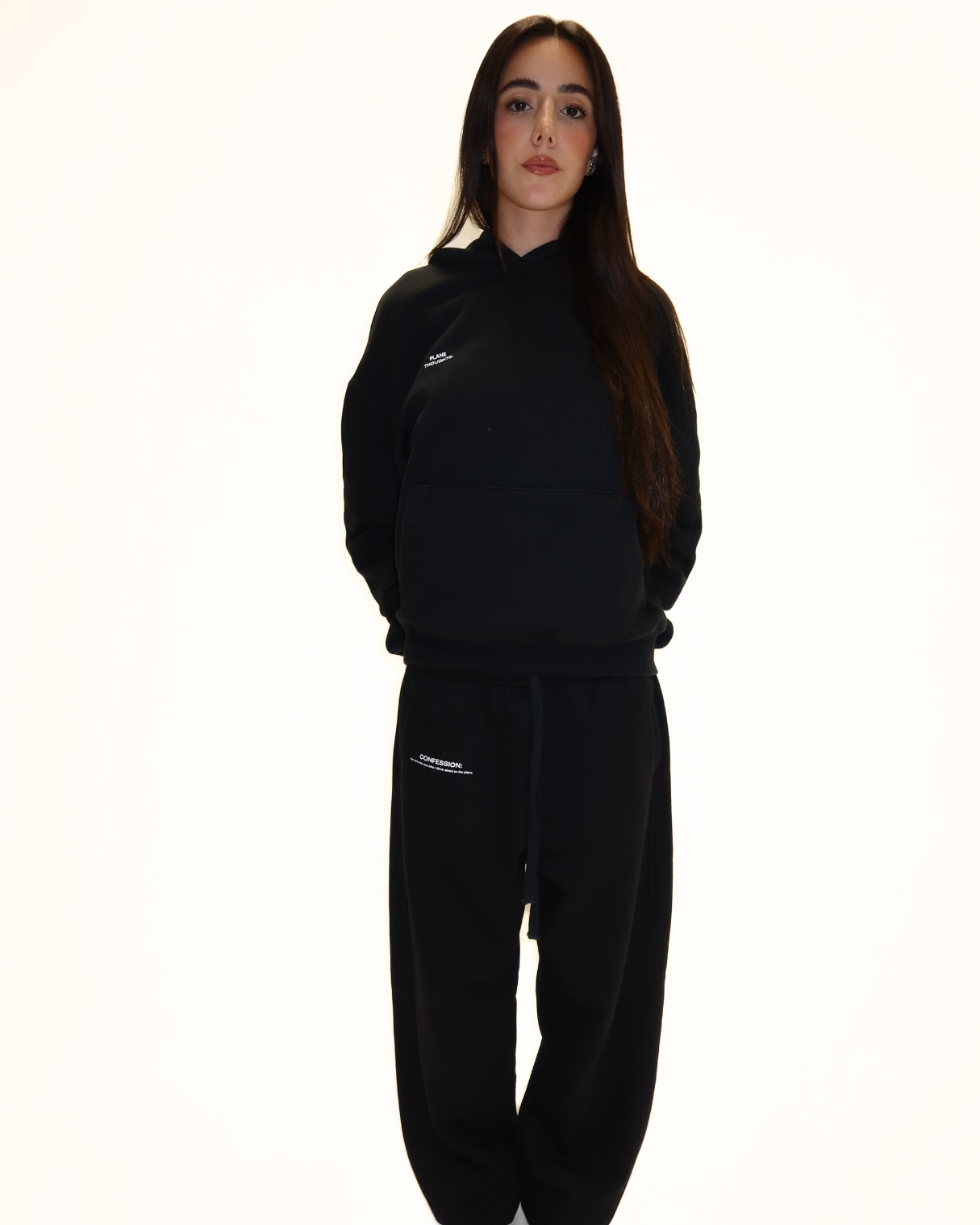 MOLETOM PLANE THOUGHTS PRETO - Image 2