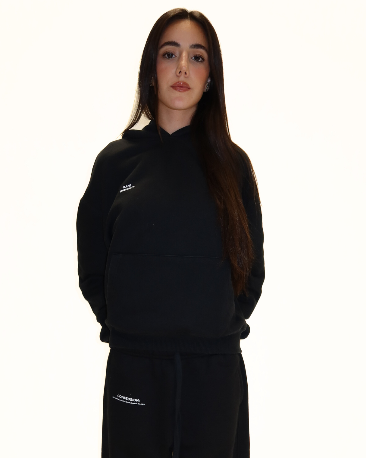 MOLETOM PLANE THOUGHTS PRETO - Image 3