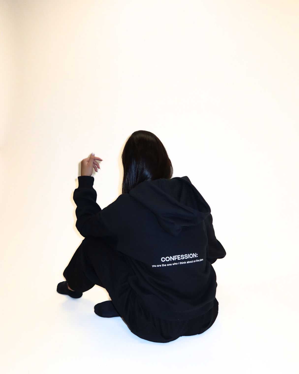 MOLETOM PLANE THOUGHTS PRETO - Image 9