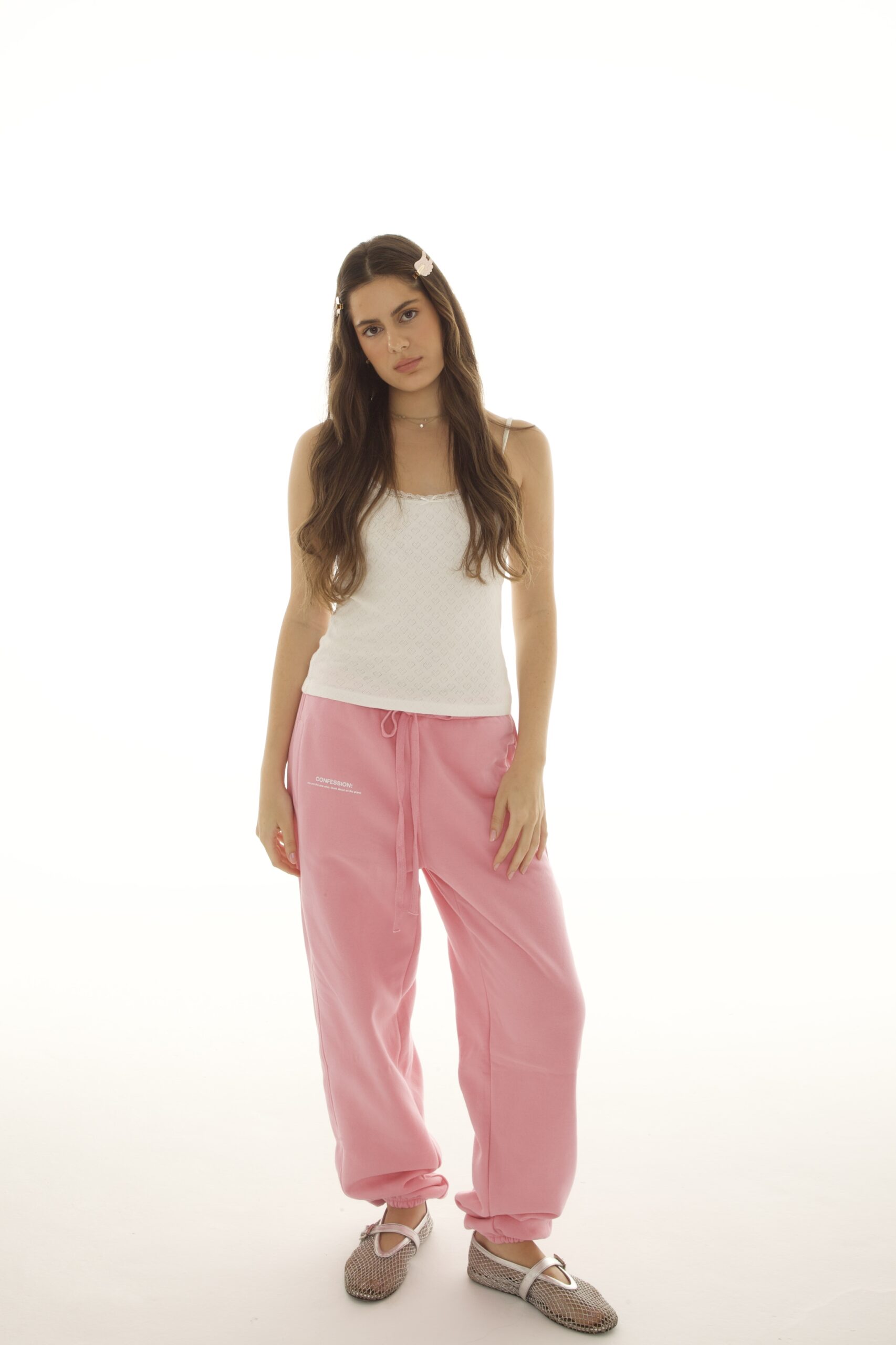 CALÇA PLANE THOUGHTS ROSA