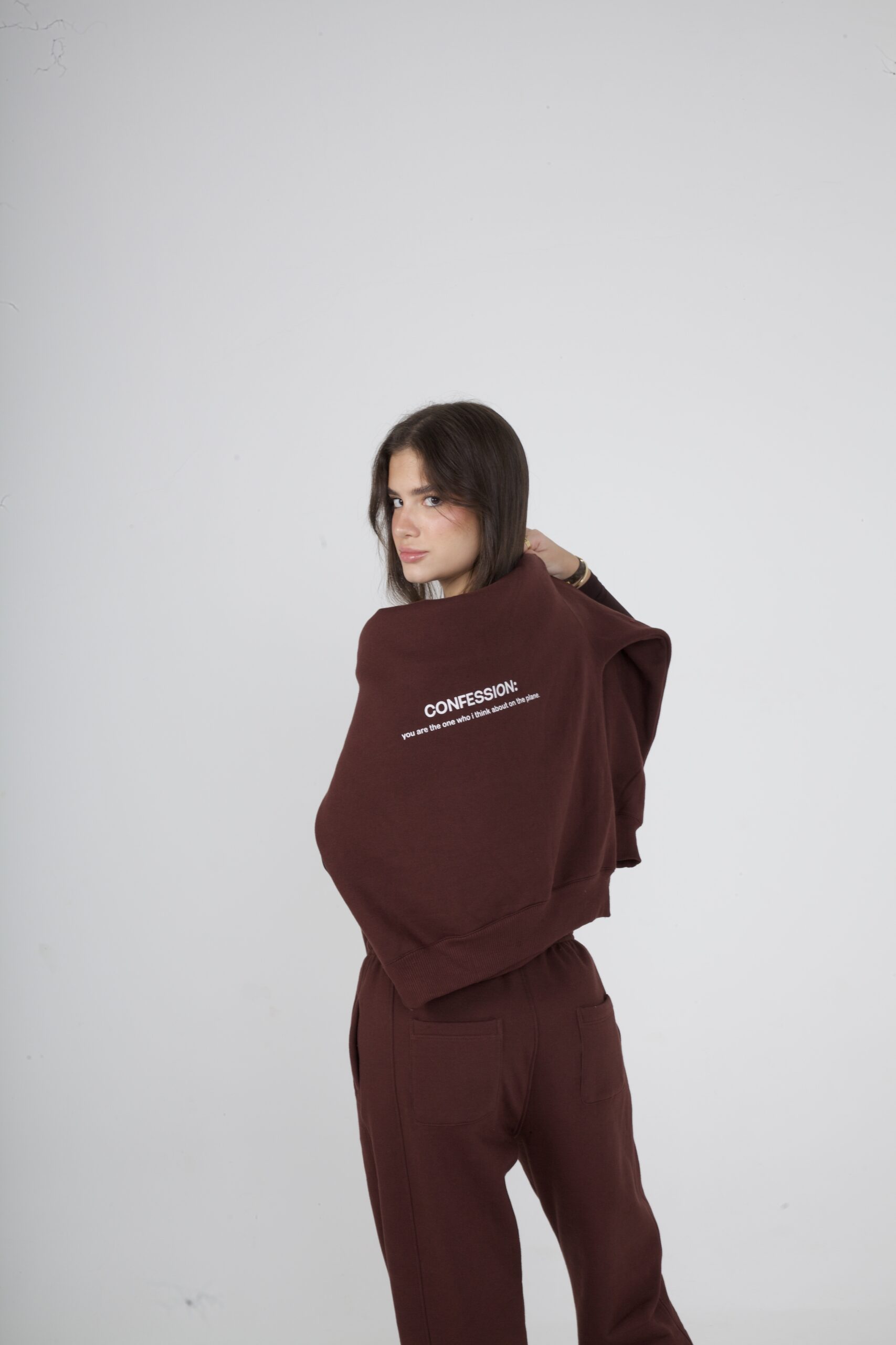 MOLETOM PLANE THOUGHTS MARROM - Image 2