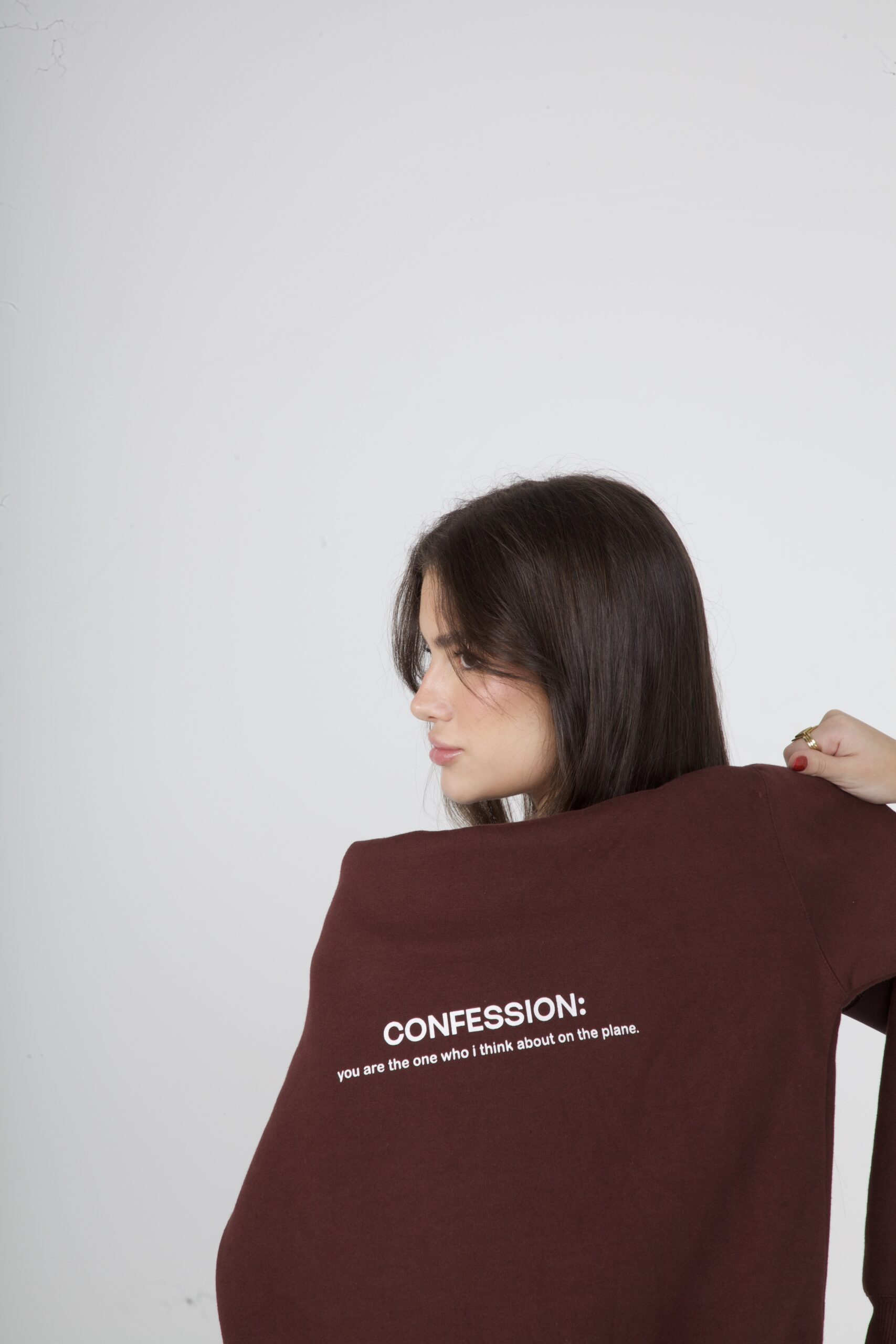 MOLETOM PLANE THOUGHTS MARROM - Image 4