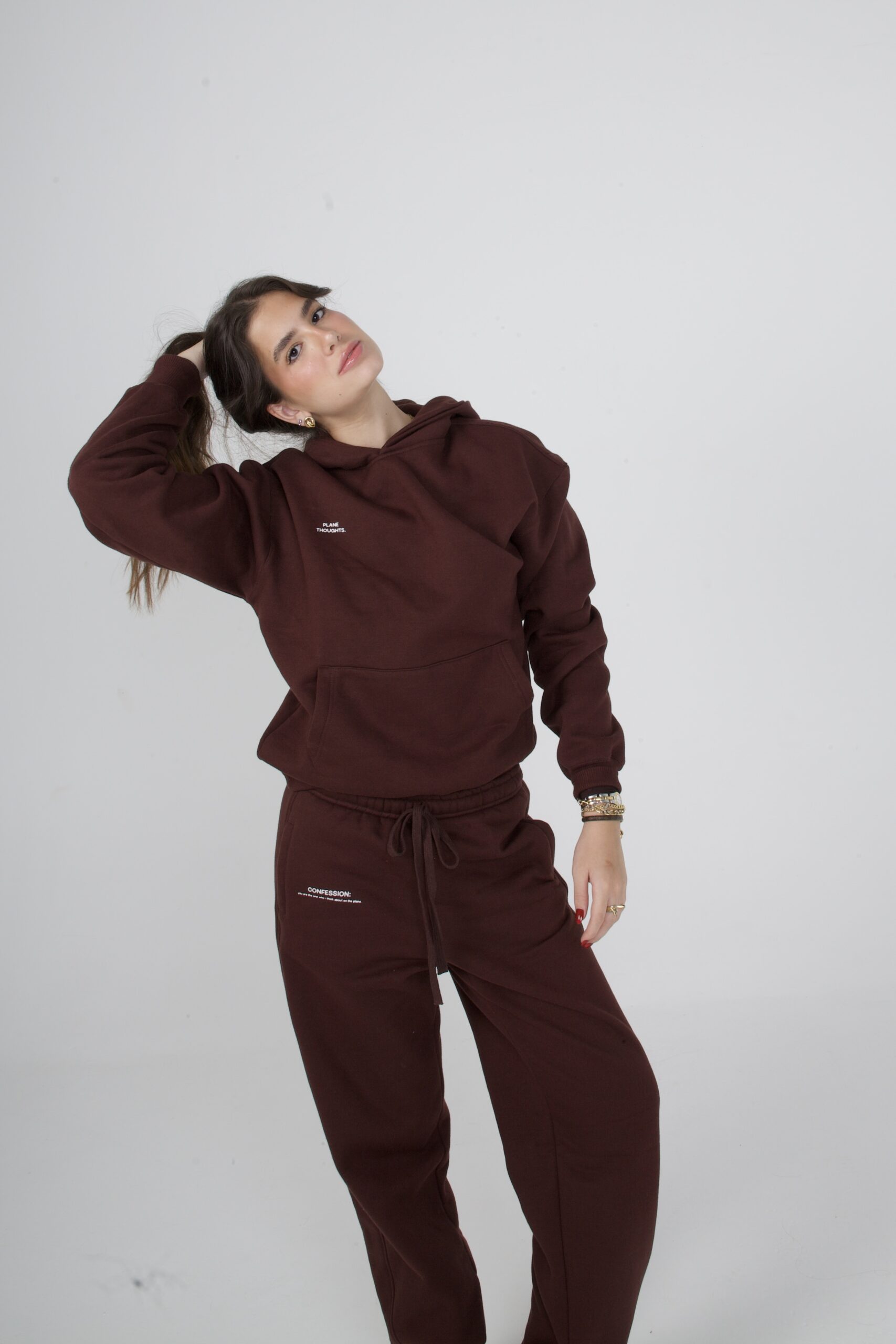 MOLETOM PLANE THOUGHTS MARROM - Image 6