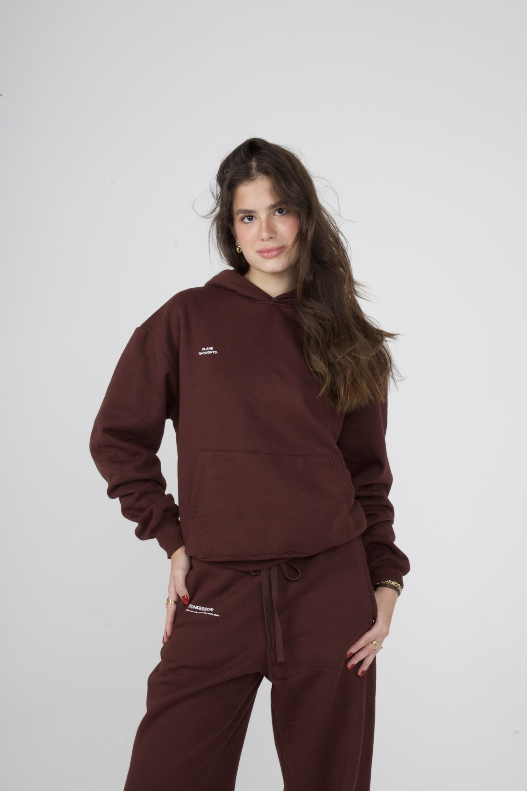 MOLETOM PLANE THOUGHTS MARROM - Image 11