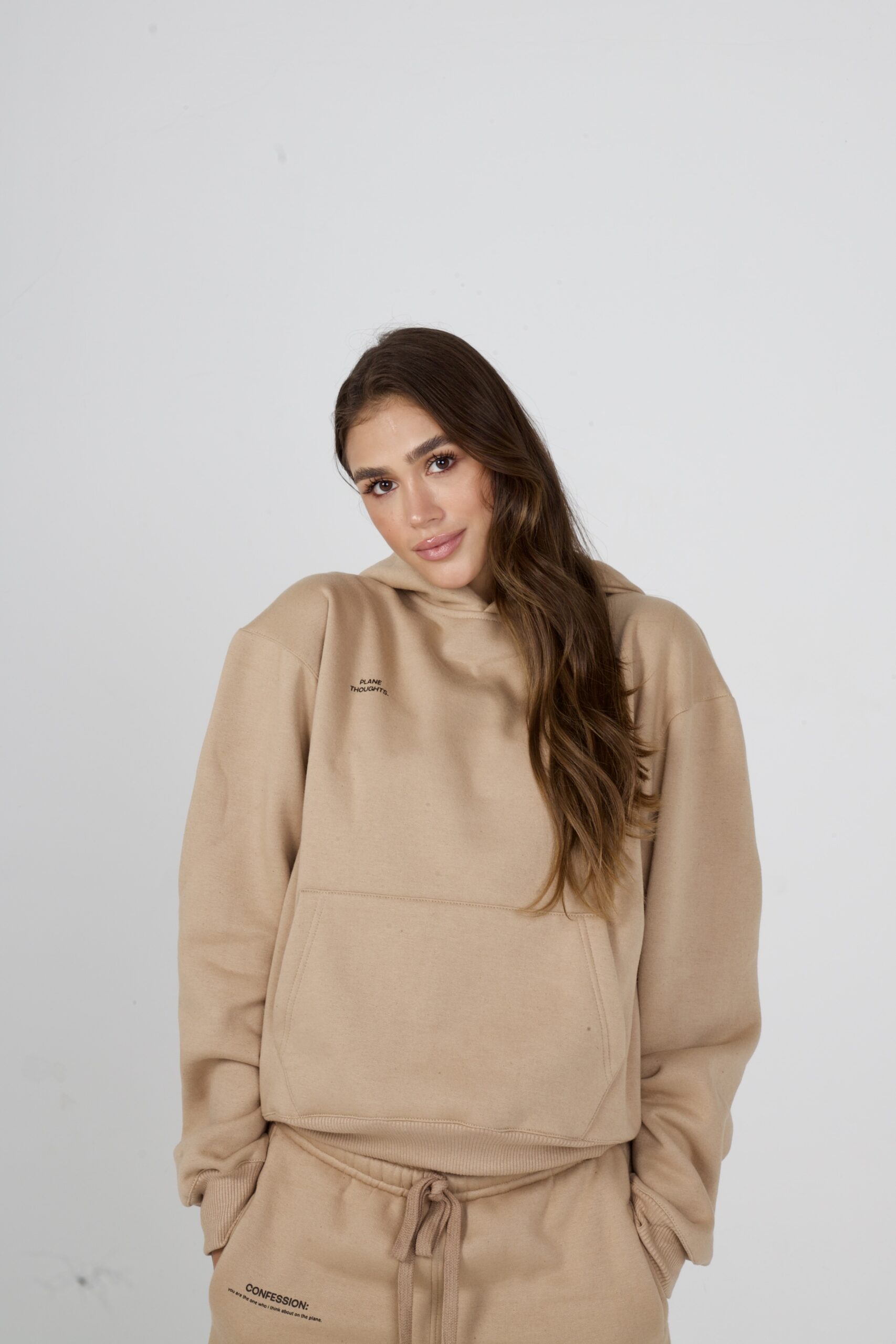 MOLETOM PLANE THOUGHTS BEGE - Image 8