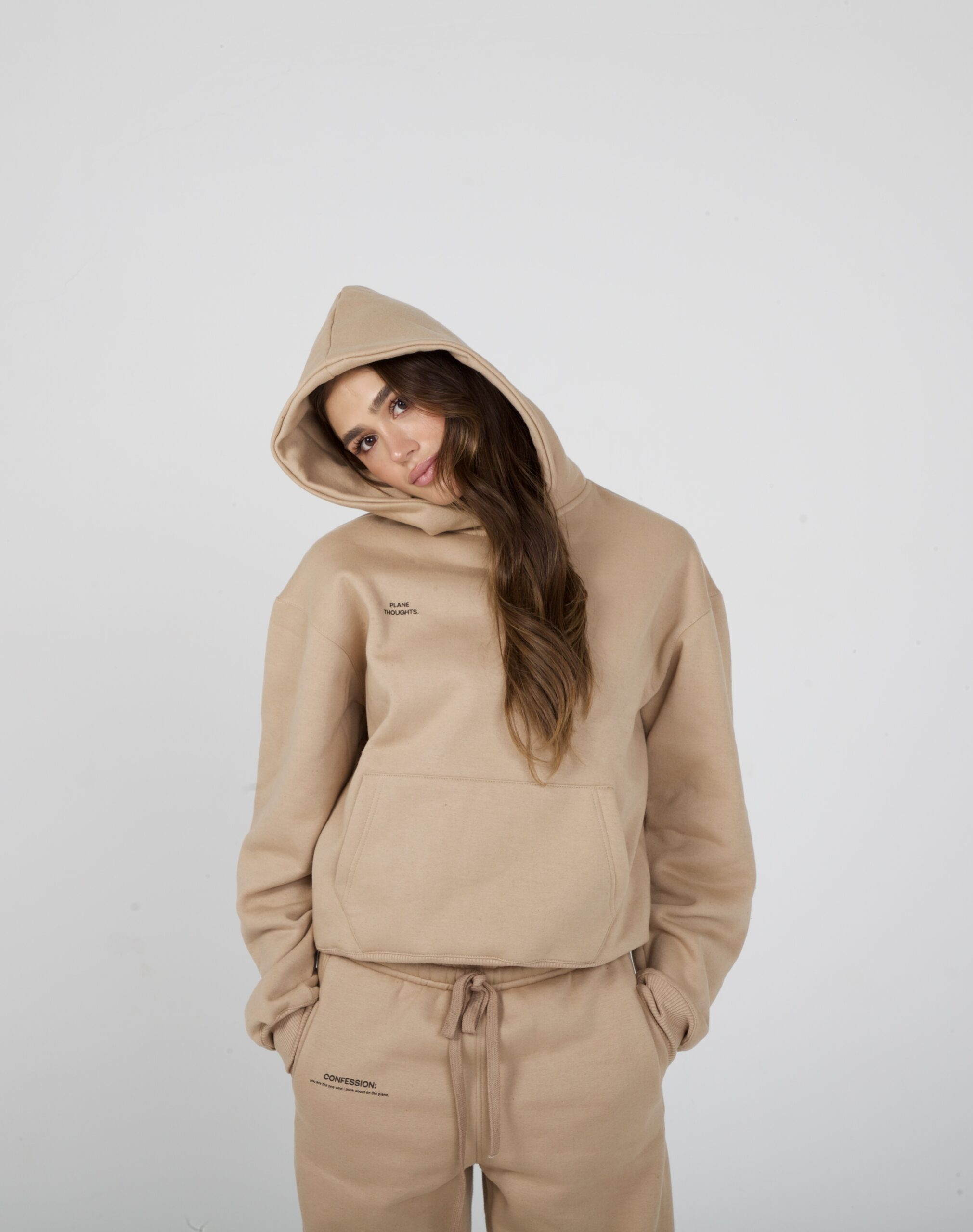 MOLETOM PLANE THOUGHTS BEGE - Image 10