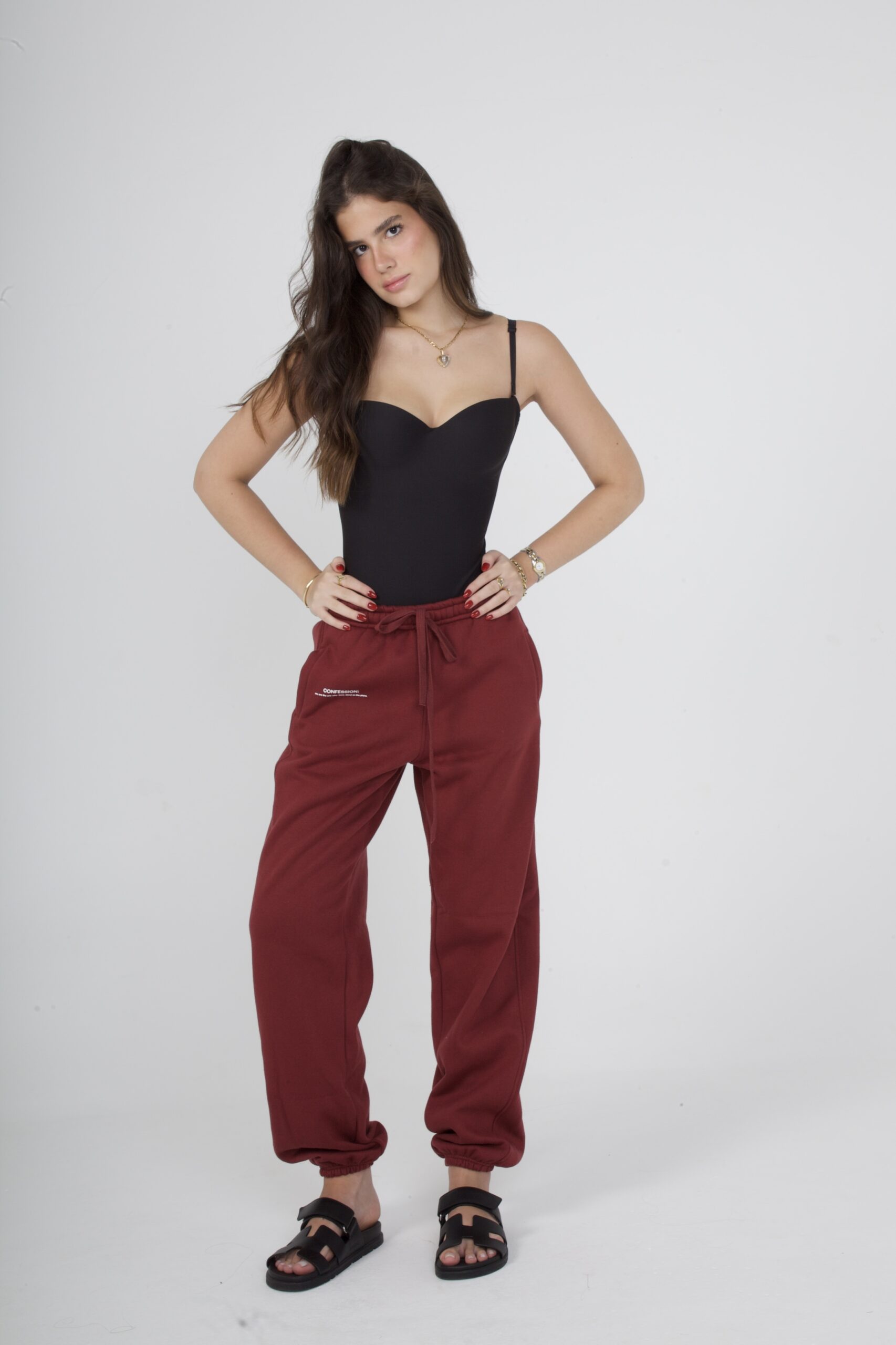 CALÇA PLANE THOUGHTS VINHO - Image 5