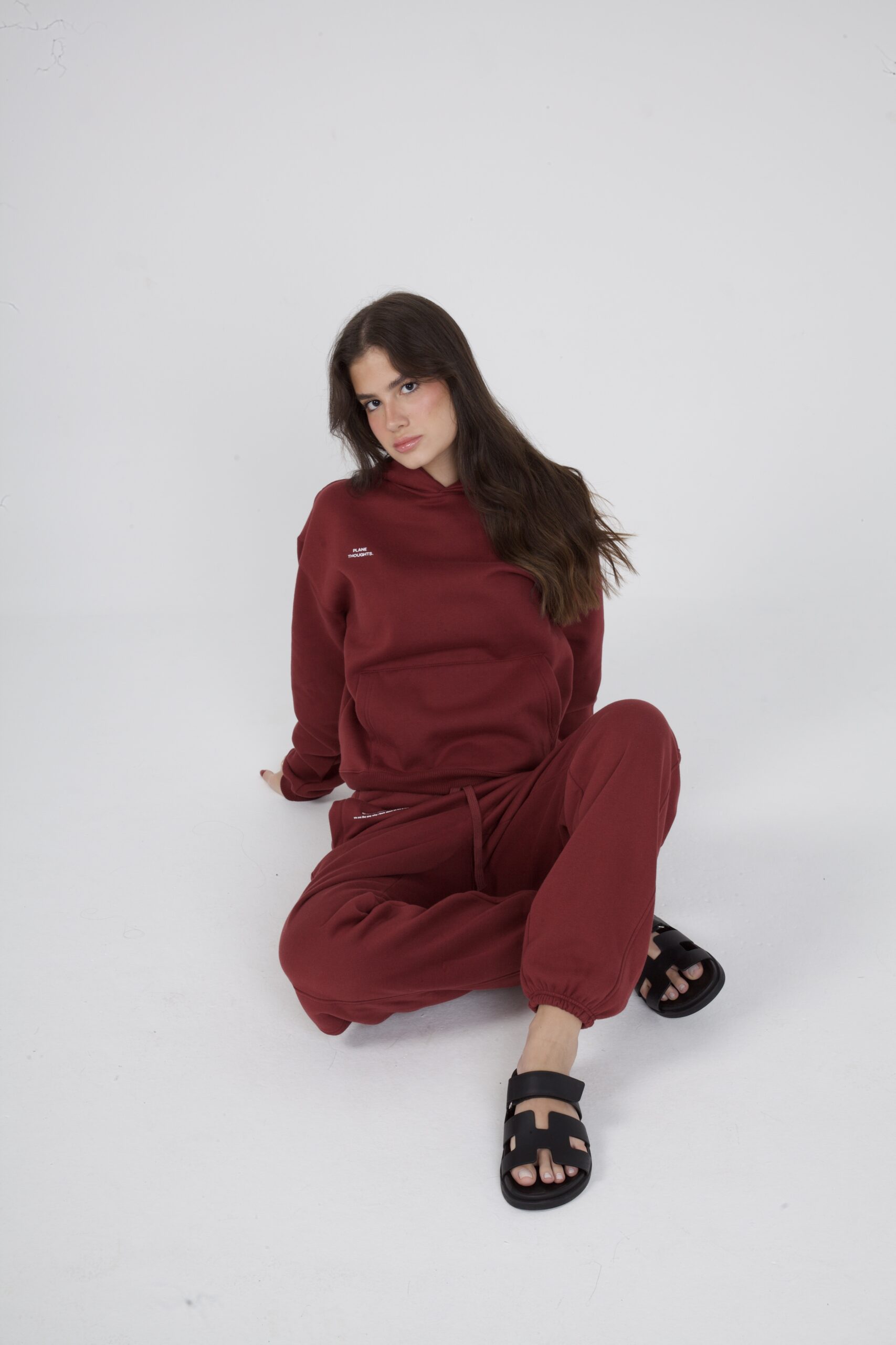 MOLETOM PLANE THOUGHTS VINHO - Image 12