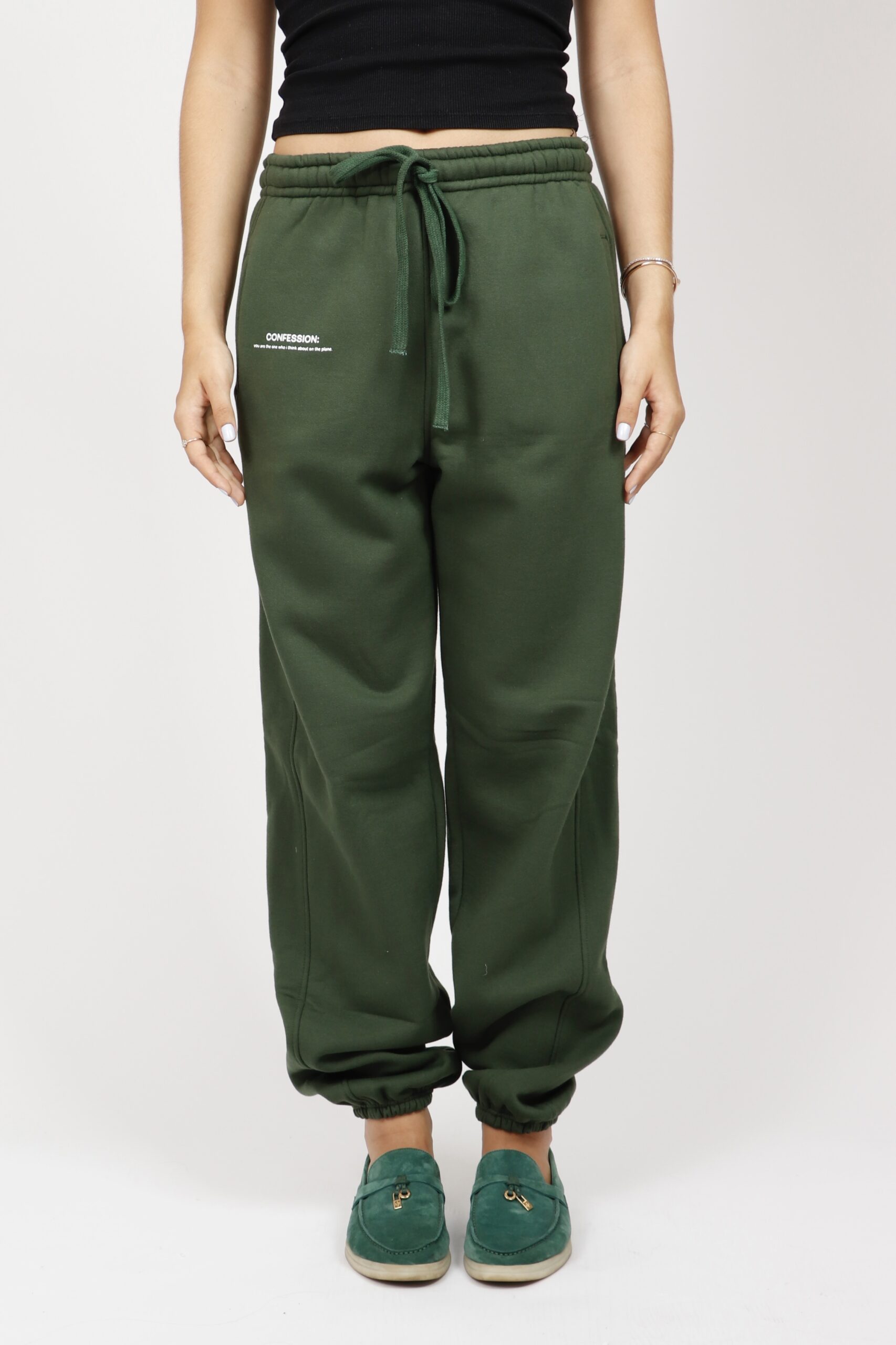 CALÇA PLANE THOUGHTS VERDE