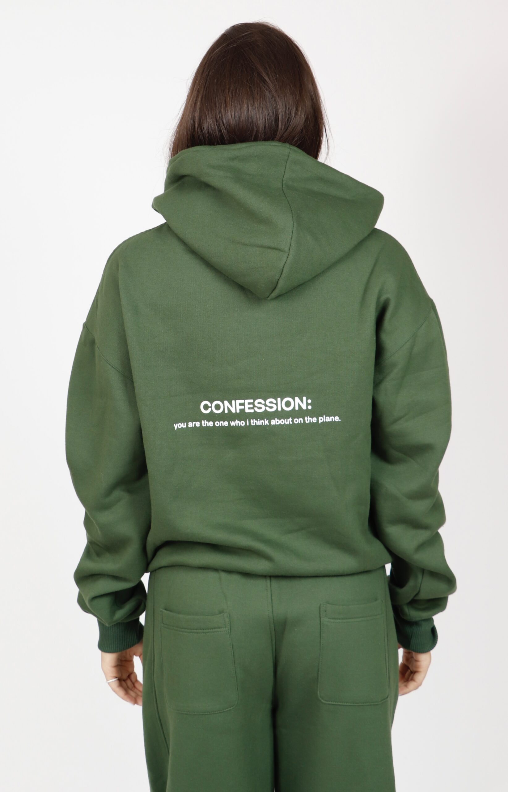 MOLETOM PLANE THOUGHTS VERDE