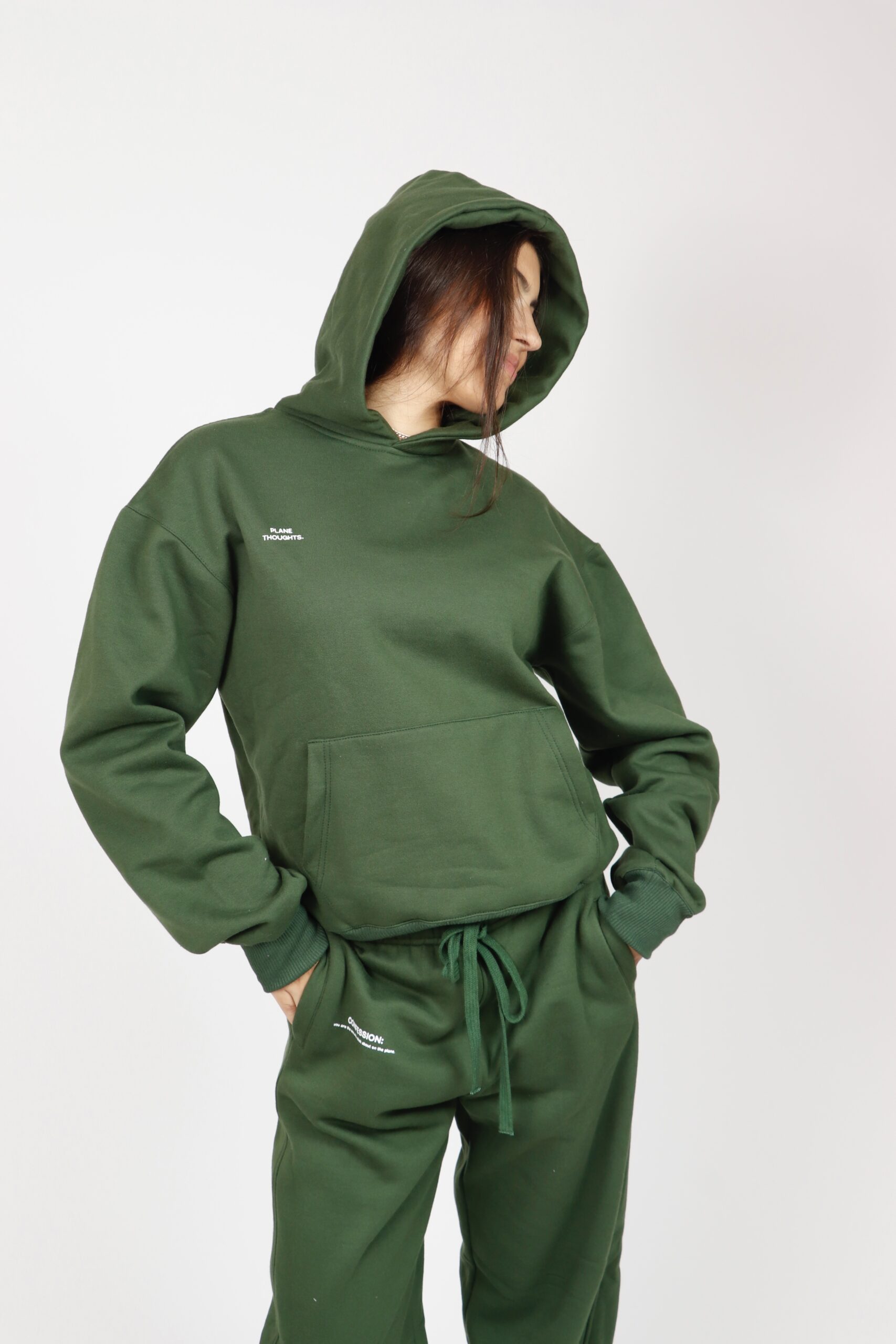 MOLETOM PLANE THOUGHTS VERDE - Image 2