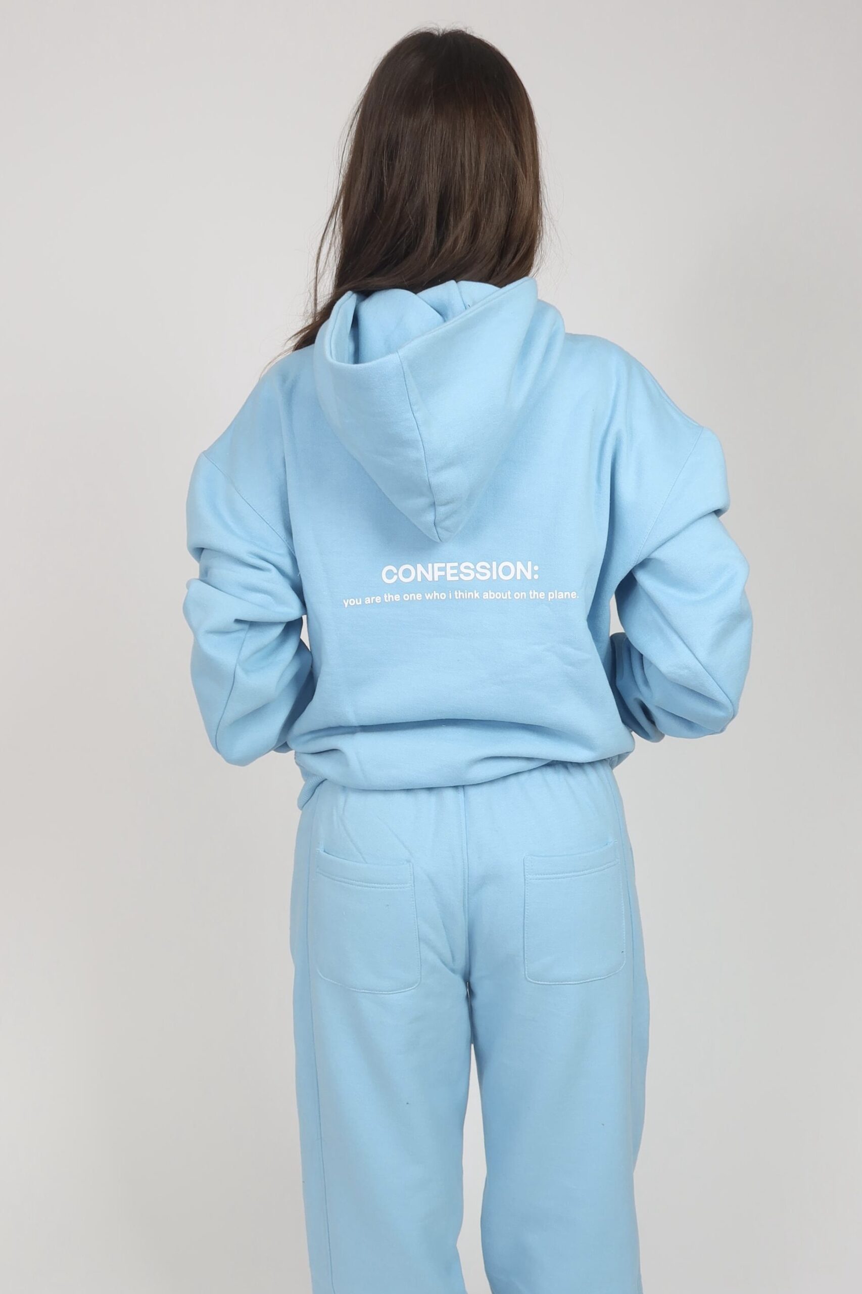 MOLETOM PLANE THOUGHTS AZUL